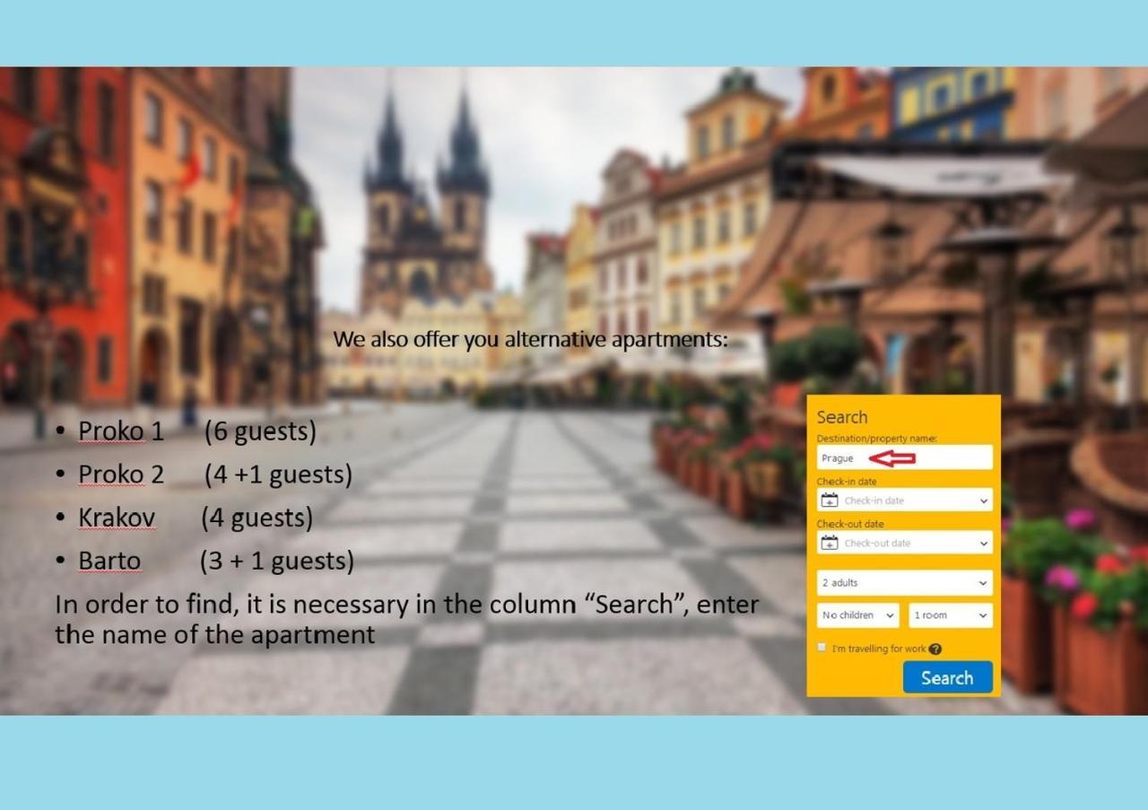 Proko 2 Lägenhet Prag Exteriör bild